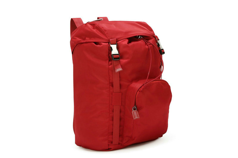 2014 Prada technical fabric backpack V164 burgundy sale